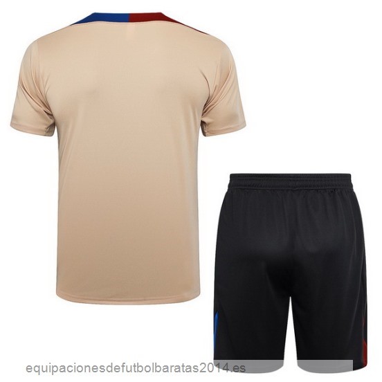 Nuevo Entrenamiento Conjunto Completo Barcelona 24/25 Amarillo Rojo Azul Baratas